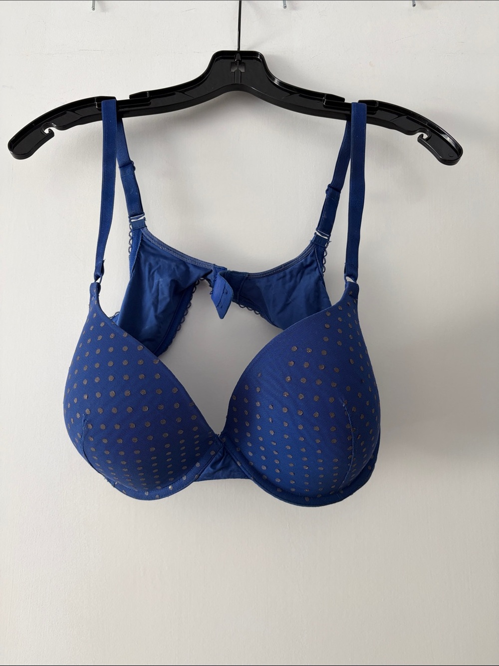 Blue Polka Dot T-Shirt Bra